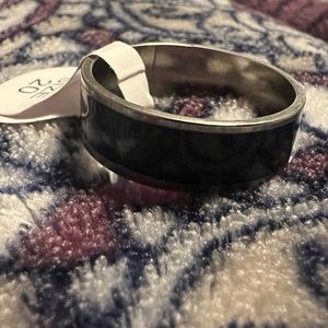 Stainless steel unisex ring